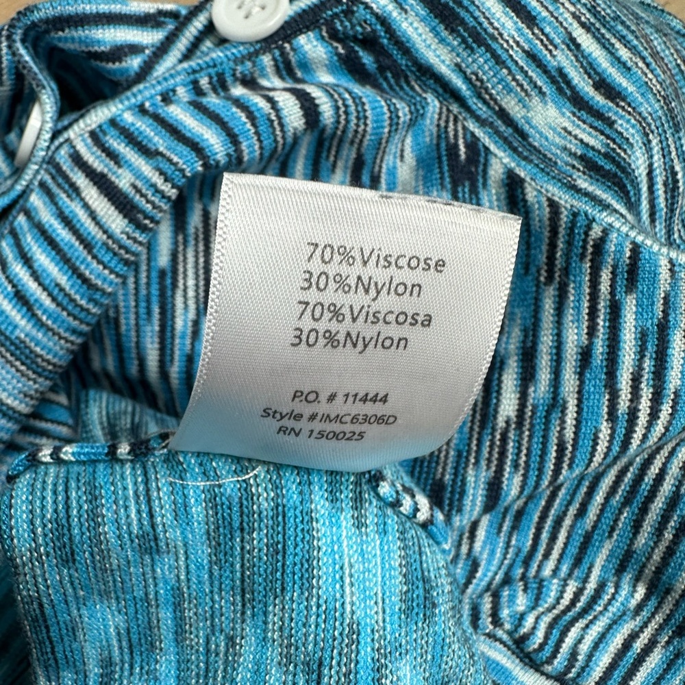 Isalis blue short-sleeve dress, size S. - Picture 7 of 7